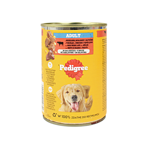 Pedigree Dog Straccetti Manzo In Gelatina Lattina 400 Grammi