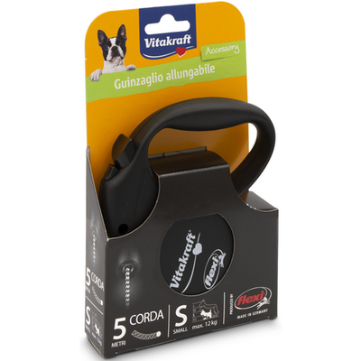 Vitakraft Guinzaglio Allungabile Flessibile 5 Mt X Cani Small Massimo 12 Kg