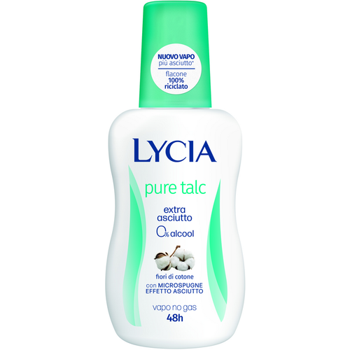 Lycia Pure Talc Deodorante Vapo No Gas 48h Extra Asciutto 75 Ml