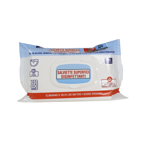 Speedy Clean 60 Panni Disinfettanti Superfici Pmc