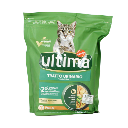 Ultima Cat Tratto Urinario Crocchette Pollo Busta 800 Grammi