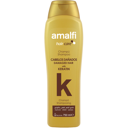 Amalfi Shampoo Keratin Capelli Danneggiati 750 Ml