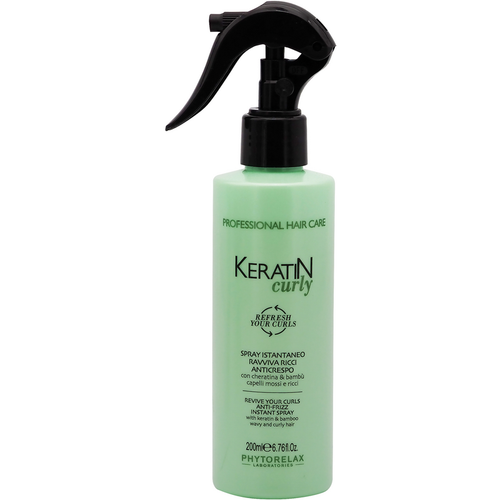 Phytorelax Keratin Curly Spray Ravviva Ricci Anticrespo 200 Ml