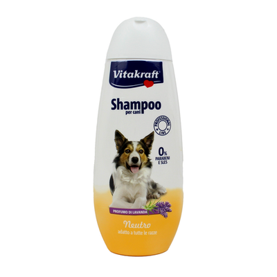 Vitakraft Shampoo Neutro Per Cani Profumo Di Lavanda 250 Ml