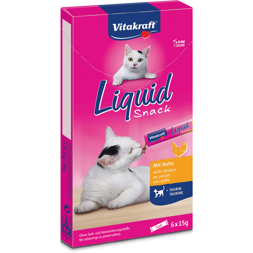Vitakraft Cat Liquid Snack Da 15 Grammi 6 Pezzi
