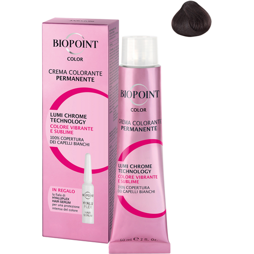 Biopoint 5.38 Castano Chiaro Cioccolato + Fiala Serum Personal Professional Color Crema Colorante Pe…