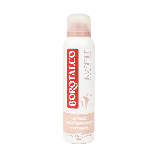 Borotalco Invisible Deodorante Spray Profumo Cipriato 150 Ml