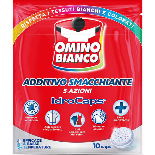 Omino Bianco Additivo Smacchiante Idrocaps 10 Caps