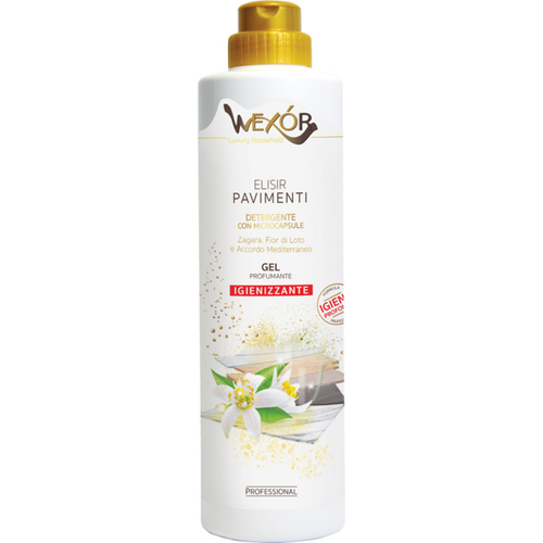 Wexor Elisir Pavimenti Detergente In Gel Profumante Iginizzante Con Microcapsule 750 Ml Zagara, Fior