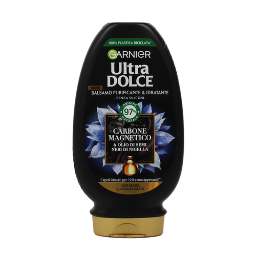 Ultra Dolce Balsamo Purificante Idratante Al Carbone Magnetico E Olio Di Semi Neri Di Nigella 200 Ml