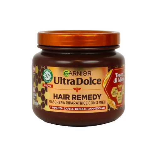Ultra Dolce Hair Remedy Maschera Ricostituente Capelli Danneggiati 340 Ml Tesori Di Miele