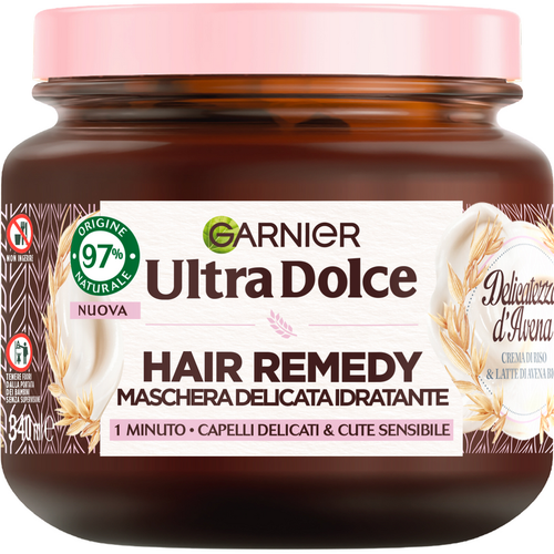 Ultra Dolce Hair Remedy Maschera Delicata Idratante Capelli Delicati Cute Sensibile 340 Ml Delicatez…