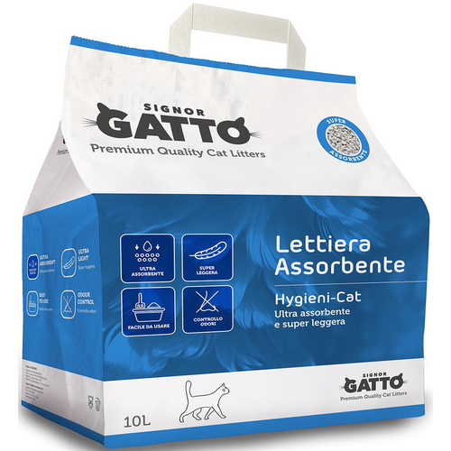 Signor Gatto Lettiera Assorbente Hygieni-cat 10 L
