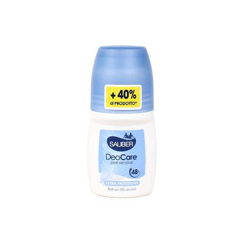Sauber Deo Care Pelli Sensibili 48h Con Attivi Postbiotici Roll-on 70 Ml