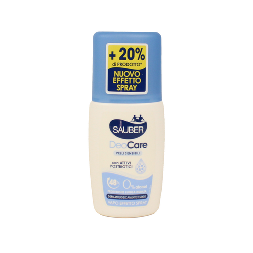 Sauber Deo Care Pelli Sensibili Con Attivi Postbiotici 48h Vapo 90 Ml