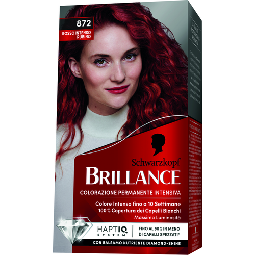 Brillance 872 Rosso Rubino Intenso Colorazione Permanente Intensiva Fino A 10 Settimane