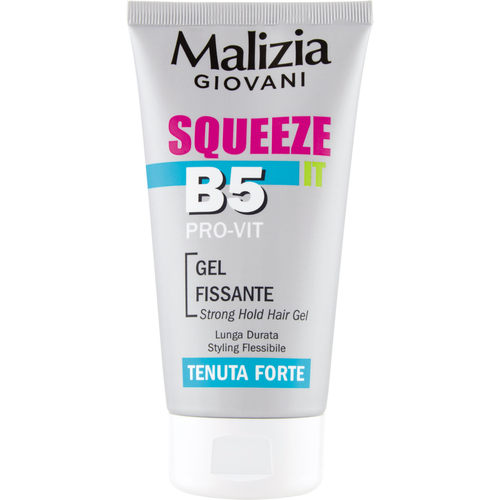 Malizia Giovani Gel Fissante Lunga Durate Tenuta Forte Squeeze-it B5 Pro-vit 150 Ml