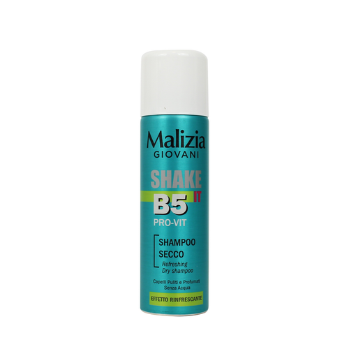 Malizia Giovani Shampoo Secco Effetto Rinfrescante Shake-it B5 Pro-vit 200 Ml