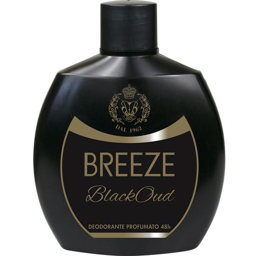 Breeze Deodorante Squeeze Profumato Uomo Blackoud Legno Di Cedro E Spezie 100 Ml 48h