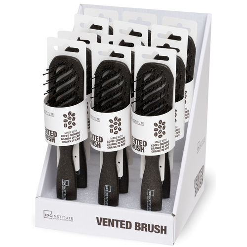Idc Institute 100% Biodegradabile Natural Fibers Vented Brush Coffee