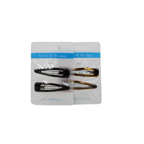 Cose Di Donna Fermaglio A Click Clack Per Capelli 2 Pezzi Assortito