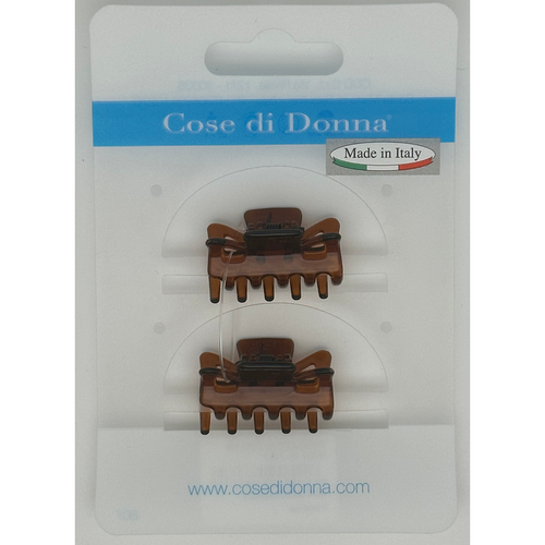 Cose Di Donna Pinza Piccola Tartaruga Per Capelli 2 Pezzi