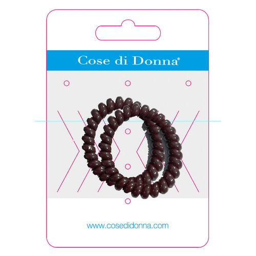 Cose Di Donna Elastico A Molla Per Capelli 2 Pezzi Nero