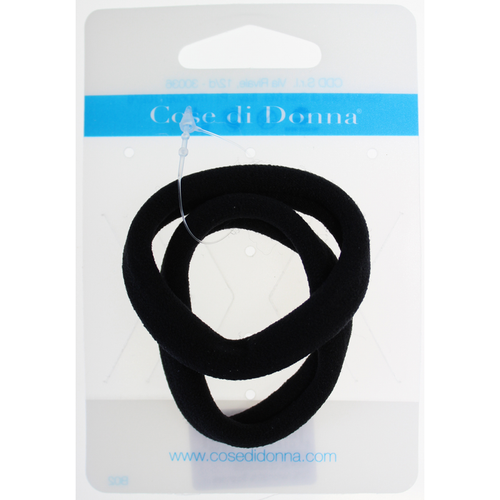 Cose Di Donna Elastico Nero Per Capelli 2 Pezzi