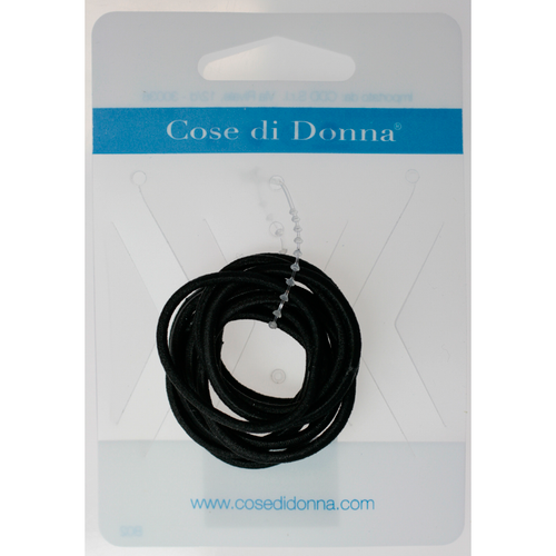 Cose Di Donna Elastico Nero Fermacoda Per Capelli