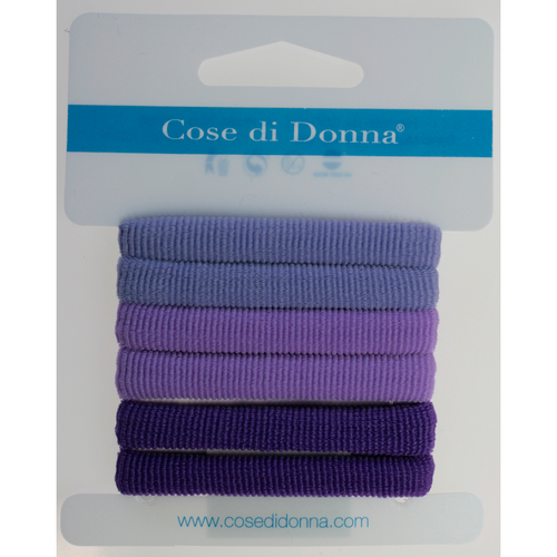 Cose Di Donna Elastico Spugna Per Capelli 6 Pezzi Colori Assorititi