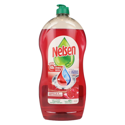Nelsen Detersivo Liquido Piatti Argilla E Melograno 850 Ml