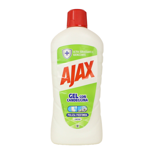 Aiax Gel Con Candeggina Ultra Sgrassante Igienizzante Limone 950 Ml