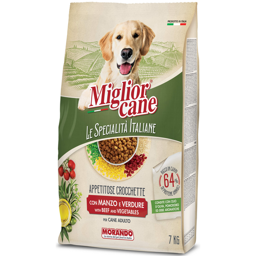Miglior Cane Le Specialita' Italiane Crocchette Con Manzo E Verdure Sacco 7 Kg