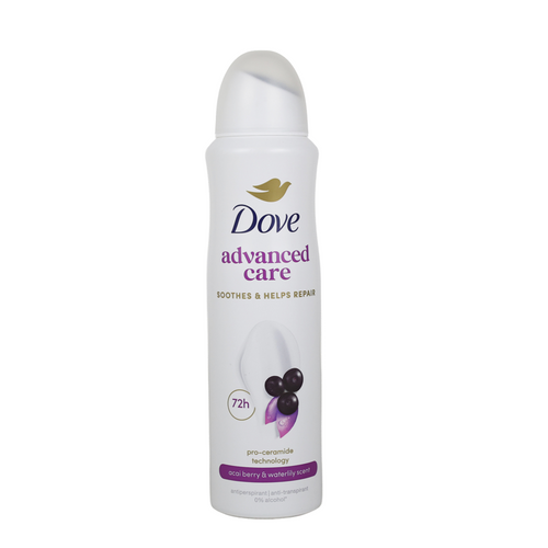 Dove Deodorante Spray Go Fresh Acai Berry & Waterlily Advanced Care 150 Ml