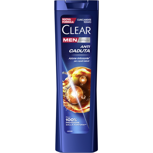 Clear Men Shampoo Antiforfora Anti Caduta Capelli Deboli 225 Ml