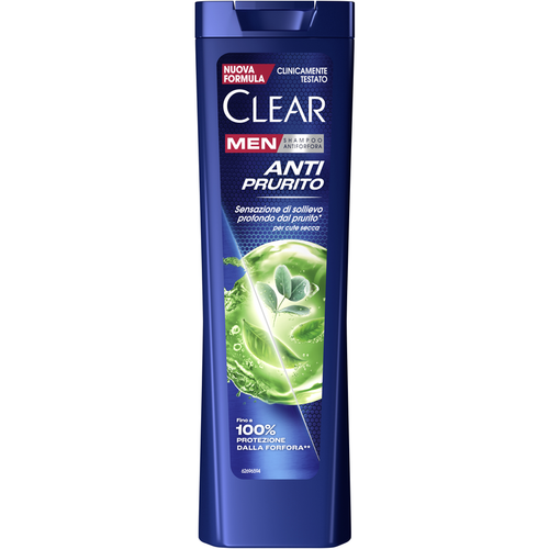 Clear Men Shampoo Antiforfora Anti Prurito Cute Secca 225 Ml
