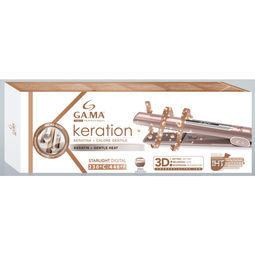 Gama Piastra Capelli Keration 3d Therapy Digitale 150° - 230°