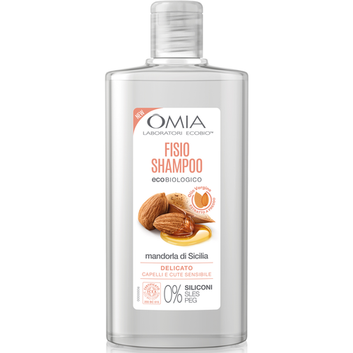Omia Eco Biologico Fisio Shampoo Mandorla Di Sicilia Delicato 200 Ml