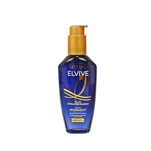 Elvive Olio Straordinario Siero Midnight Capelli Secchi 100 Ml
