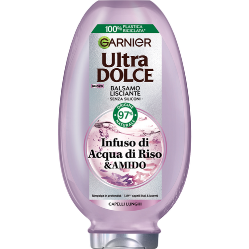 Ultra Dolce Balsamo Lisciante Infuso Di Acqua Di Riso & Amido Capelli Lunghi 200 Ml