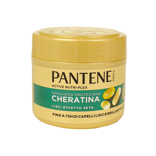 Pantene Nutri Plex  Maschera Capelli Protezione Cheratina Lisci Effetto Seta 300 Ml