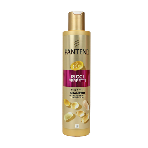 Pantene Nutri Plex Miracle Serum Shampoo Ricci Perfetti Con Olio Di Ricino 250 Ml
