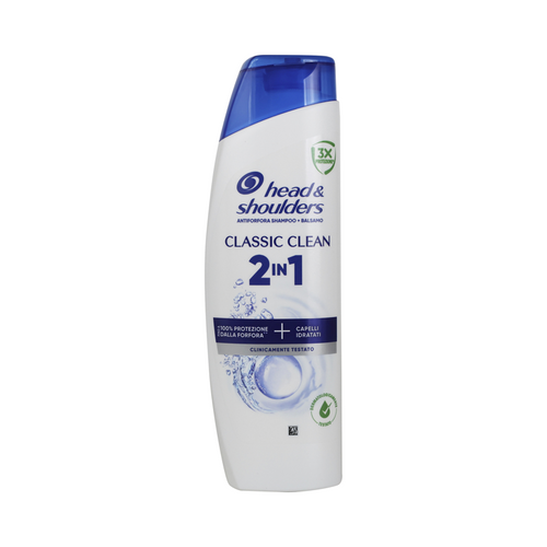 Head & Shoulders Shampoo Antiforfora 2in1 Classic Clean 250 Ml