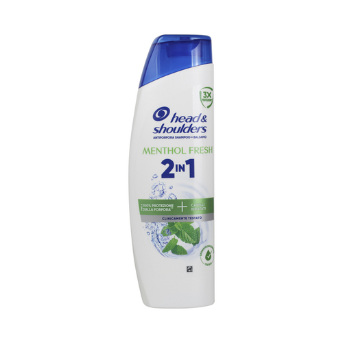 Head & Shoulders Shampoo Antiforfora 2in1 Menthol Fresh 250 Ml
