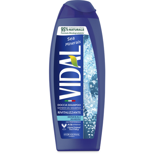 Vidal Doccia Shampoo Rivitalizzante Minerali Marini 250 Ml