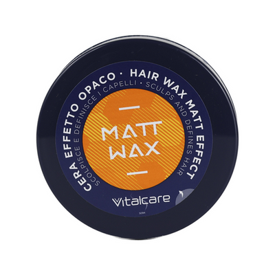 Vitalcare Matt Wax Cera Capelli Effetto Opaco Vaso 100 Ml