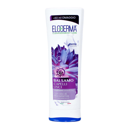 Eloderma Balsamo Capelli Lisci Con Estratto Di Macadamia 300 Ml
