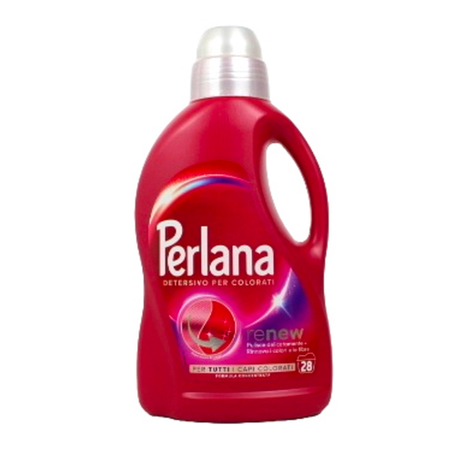Perlana Detersivo Liquido Bucato Lavatrice Capi Colorati 28 Lavaggi
