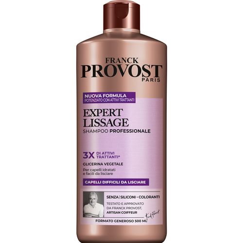 Provost Shampoo Professionale Expert Lissage Capelli Difficili Da Lisciare 500 Ml