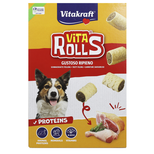 Vitakraft Dog Vita Rolls Biscotti Scatola 400 Grammi